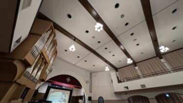 懐かしい学舎での講演会